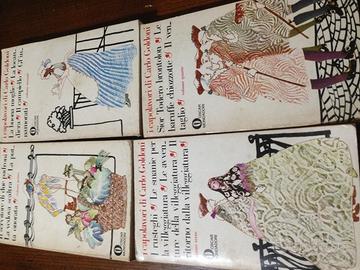 I capolavori di goldoni oscar 4 volumi 1970