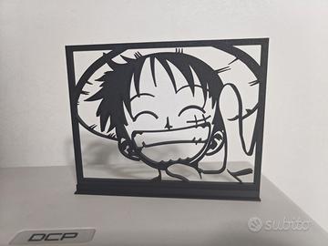 Luffy One Piece 17,5x13,7 cm – Decorazione 3D