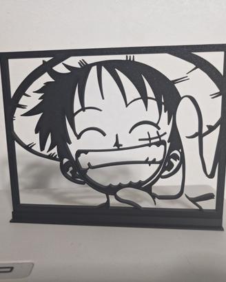 Luffy One Piece 17,5x13,7 cm – Decorazione 3D