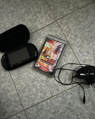 PSP + custodia + dragonball Z + caricabatterie