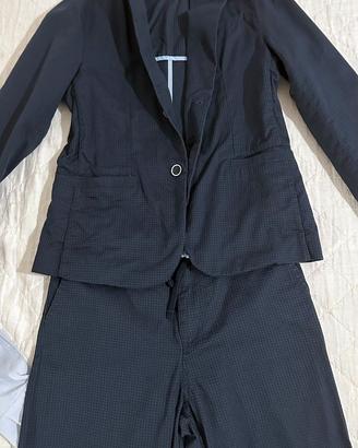Completo bimbo di cotone colore  blu