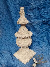 lampada di design materica