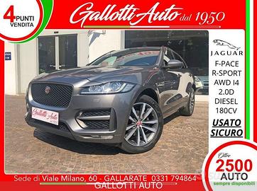 Jaguar F-Pace 2.0D 180CV AWD R-Sport-NESSUN O...