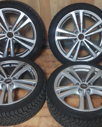 4 CERCHI IN LEGA ORIGINALI + GOMME AUDI S-LINE 18"