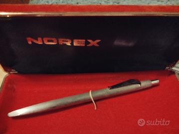 penna a sfera Norex argento 525 vintage in confez.