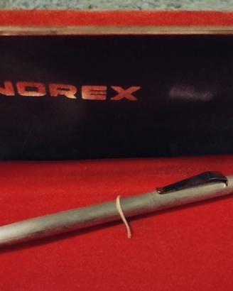 penna a sfera Norex argento 525 vintage in confez.