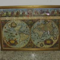 Quadro grande mappamondo puzzle