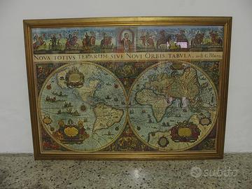 Quadro grande mappamondo puzzle