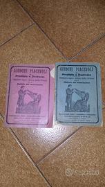 libretti  giuochi piacevoli anni 30.