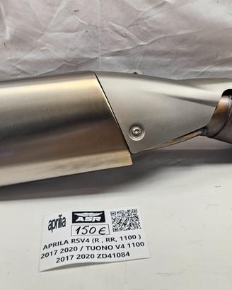 TERMINALE DI SCARICO ORIGINALE APRILIA RSV4 1100 /