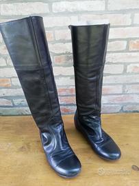 Stivali donna in vera pelle