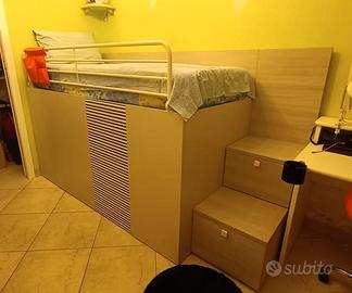 Letto "container" singolo