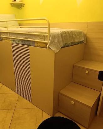 Letto "container" singolo