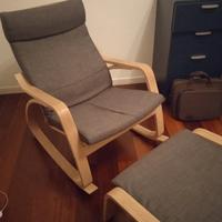 poltrona e poggiapiede