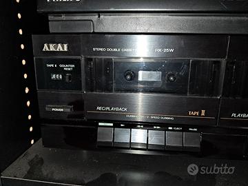 doppia piastra akai hx 25w