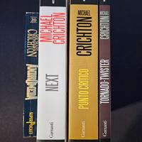 Lotto di 4 libri di Michael Crichton