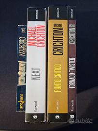 Lotto di 4 libri di Michael Crichton