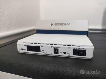 Mini UPS DC 5VDC/9VDC/12VDC - Potenza 25W - bianco