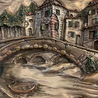 Quadro con lastra argento made in Italy