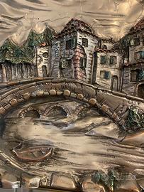 Quadro con lastra argento made in Italy