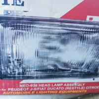 coppia fari anteriori Fiat Ducato Panorama 280 '86