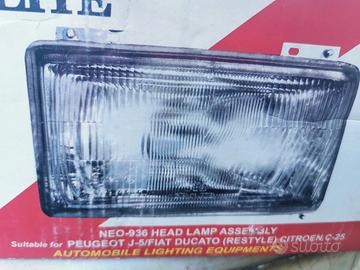 coppia fari anteriori Fiat Ducato Panorama 280 '86