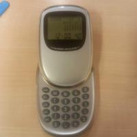 calcolatrice richiudibile- calendario vintage