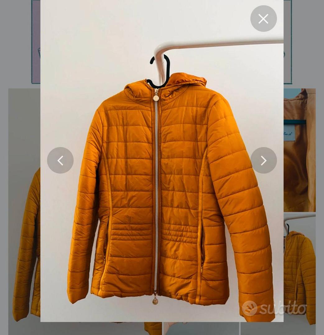 Piumino (Doudoune Légère) Nenette Pour Femme - Couleur Bleu/Beige - Taille 46 IT - Occasion Très Bon État