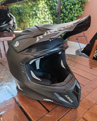 casco motocross nero misura L