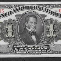 Costa Rica - banconota da 1 Colon 1917