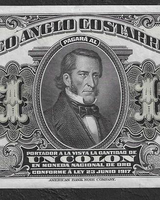 Costa Rica - banconota da 1 Colon 1917