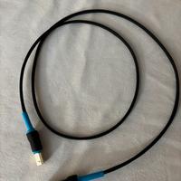 Cavo usb da 1 mt. in puro argento.