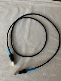 Cavo usb da 1 mt. in puro argento.