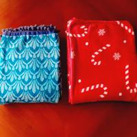 Plaid Ciniglia rosso + Telo Mare Ciniglia NUOVI