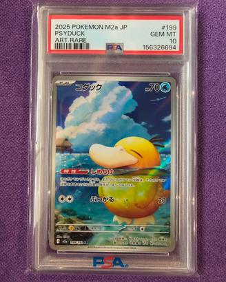 Psyduck AR PSA 10 m2a 199 Pokémon 