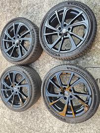 cerchi 18 audi A4 con gomme estive 