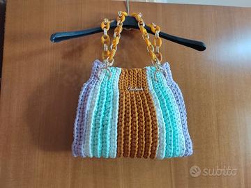 Borsa fatta a mano in lycra