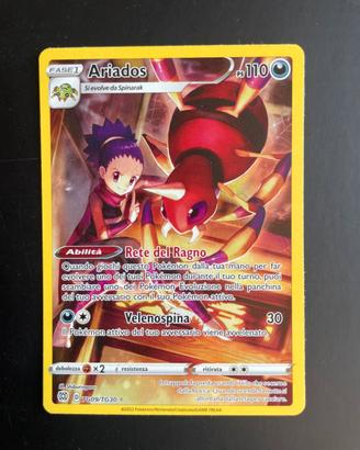 Pokémon Ariados TG09 Astri Lucenti Italiano Near M