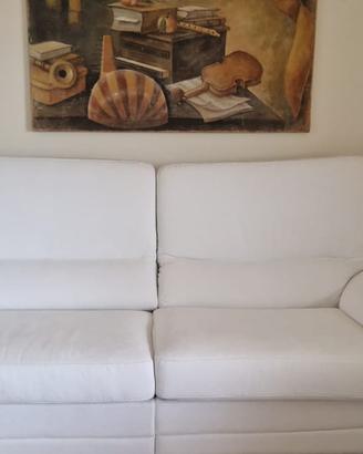 Coppia divani relax bianchi NUOVI