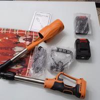 soffiatore per foglie pieghevoledue batterie nuovo