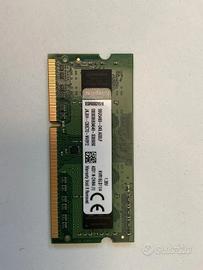 ram kingston so-dimm 1x4GB 1,35V
