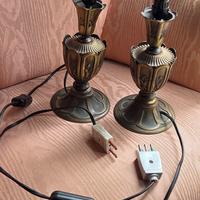 lampadario con due lumetti