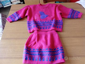 Maglione con gonna bambina 
