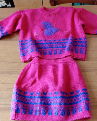 Maglione con gonna bambina 