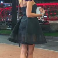 Abito corto, elegante, Elisabetta franchi