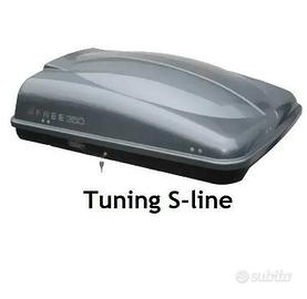 BOX MELCHIONI 420 PORTABAGAGLI GRIGIO METALLIZZATO