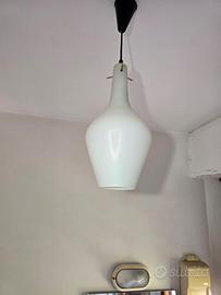 Lampada in vetro italiana anni 60-70