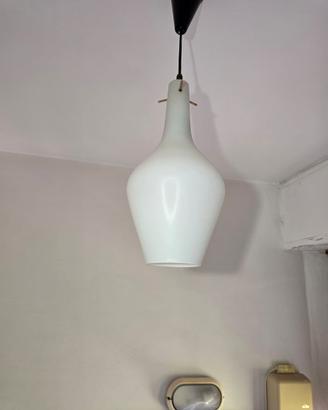 Lampada in vetro italiana anni 60-70