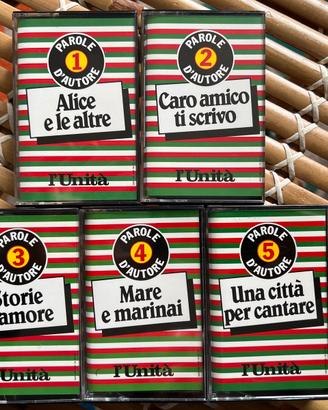 Storie d’amore 1994 5 musicassette l’Unità