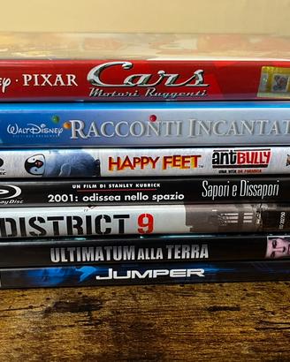 Lotto Film 6 Blu-Ray+ DVD Cars